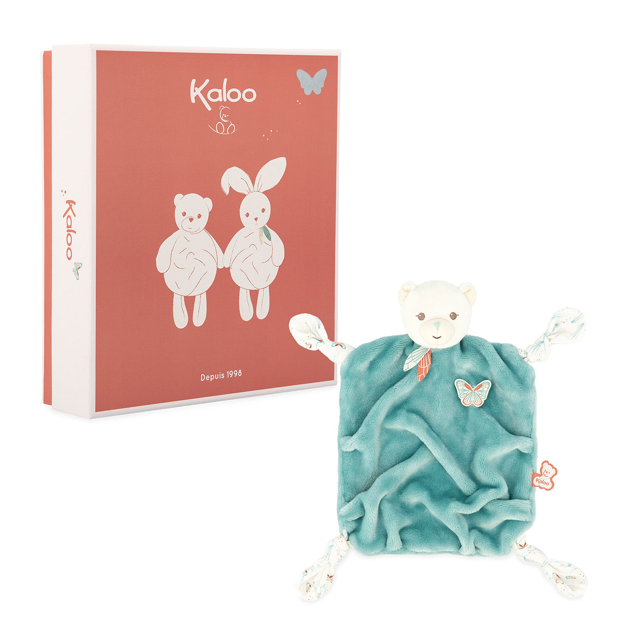 Kaloo knuffeldoekje groen