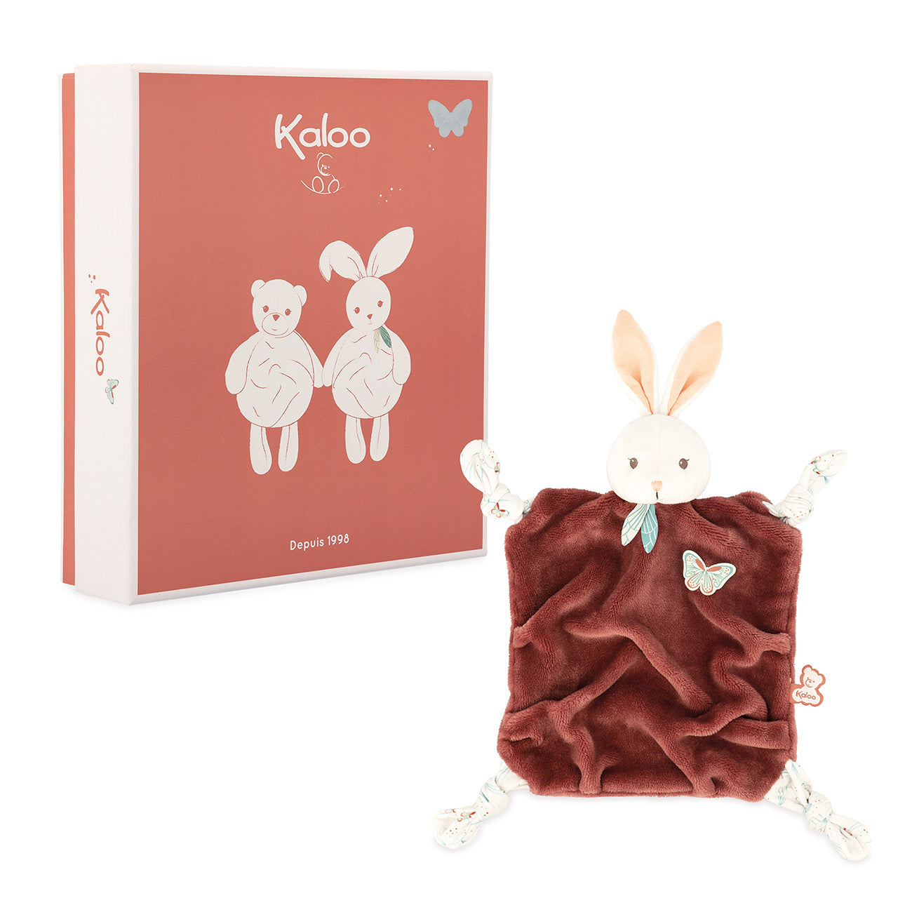 Kaloo knuffeldoekje kaneel