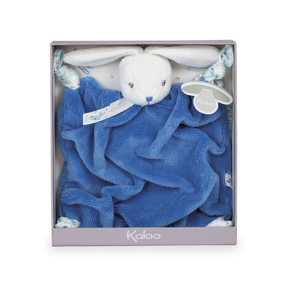 Kaloo knuffeldoekje oceaanblauw
