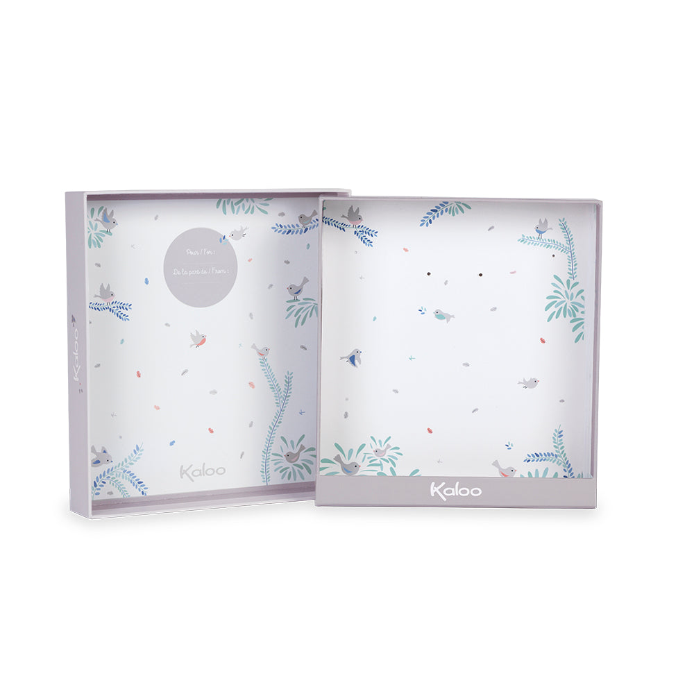 Kaloo knuffeldoekje oceaanblauw