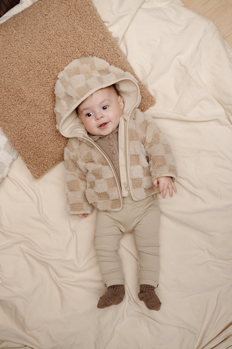 Levv Jacket Teddy Taupe