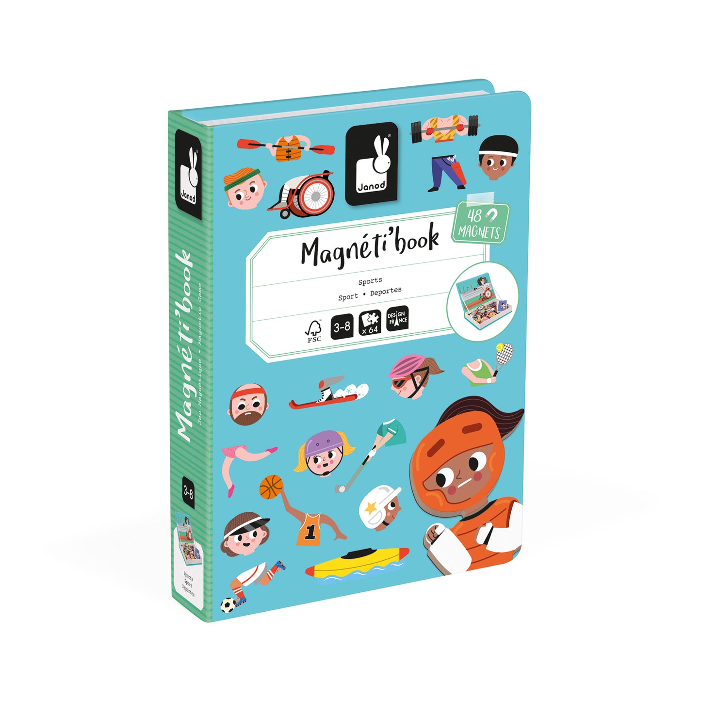 Janod Magneetboek - sporten