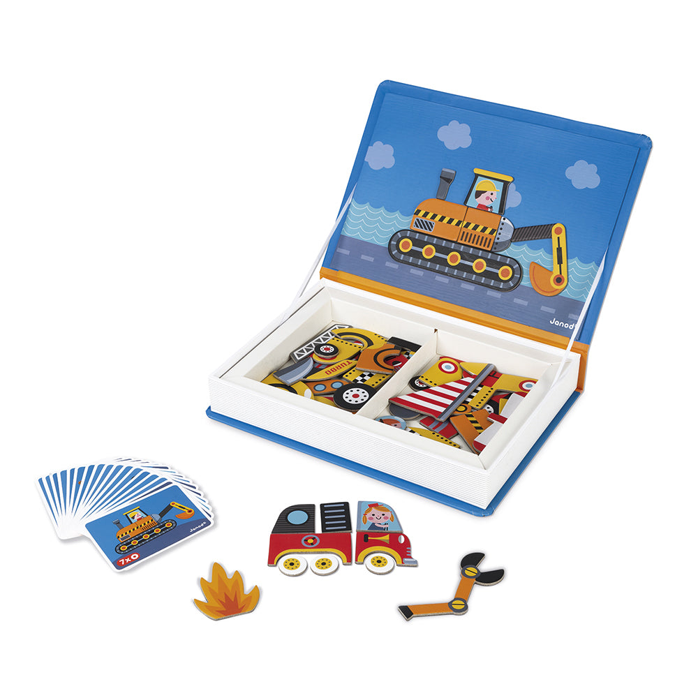 Janod Magneetboek - Racers