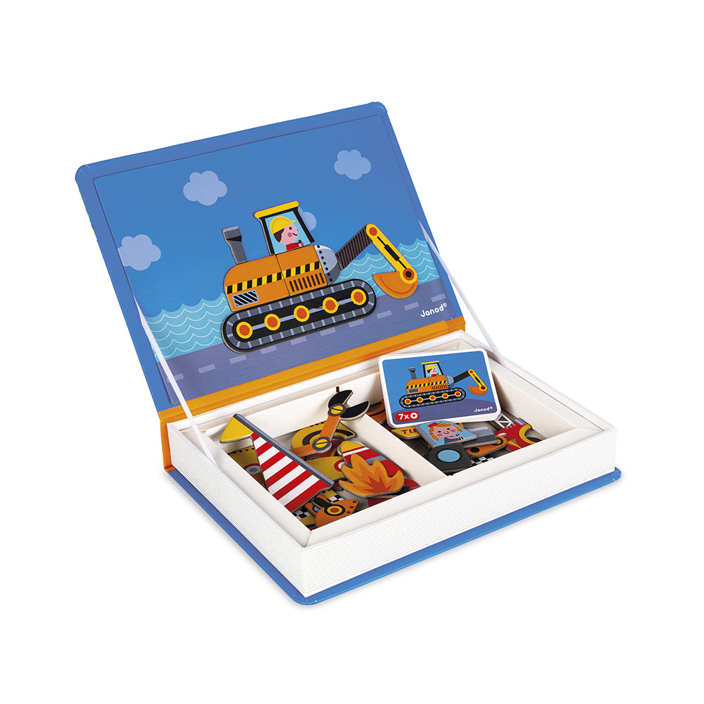 Janod Magneetboek - Racers