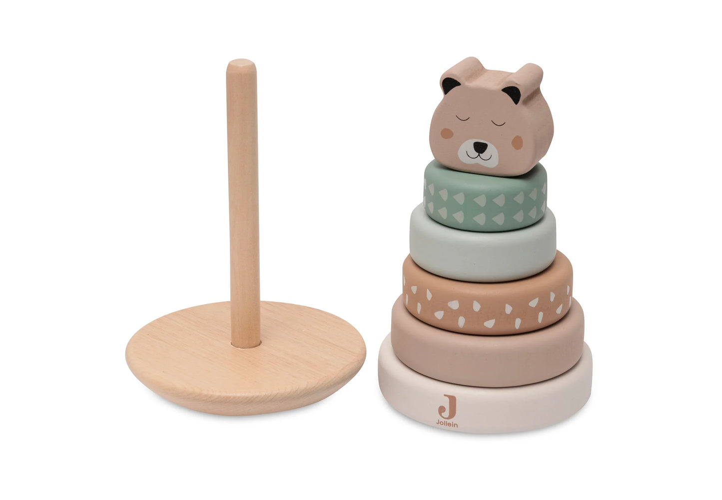 Jollein – Houten Tuimelstapelaar - Jungle Jambo