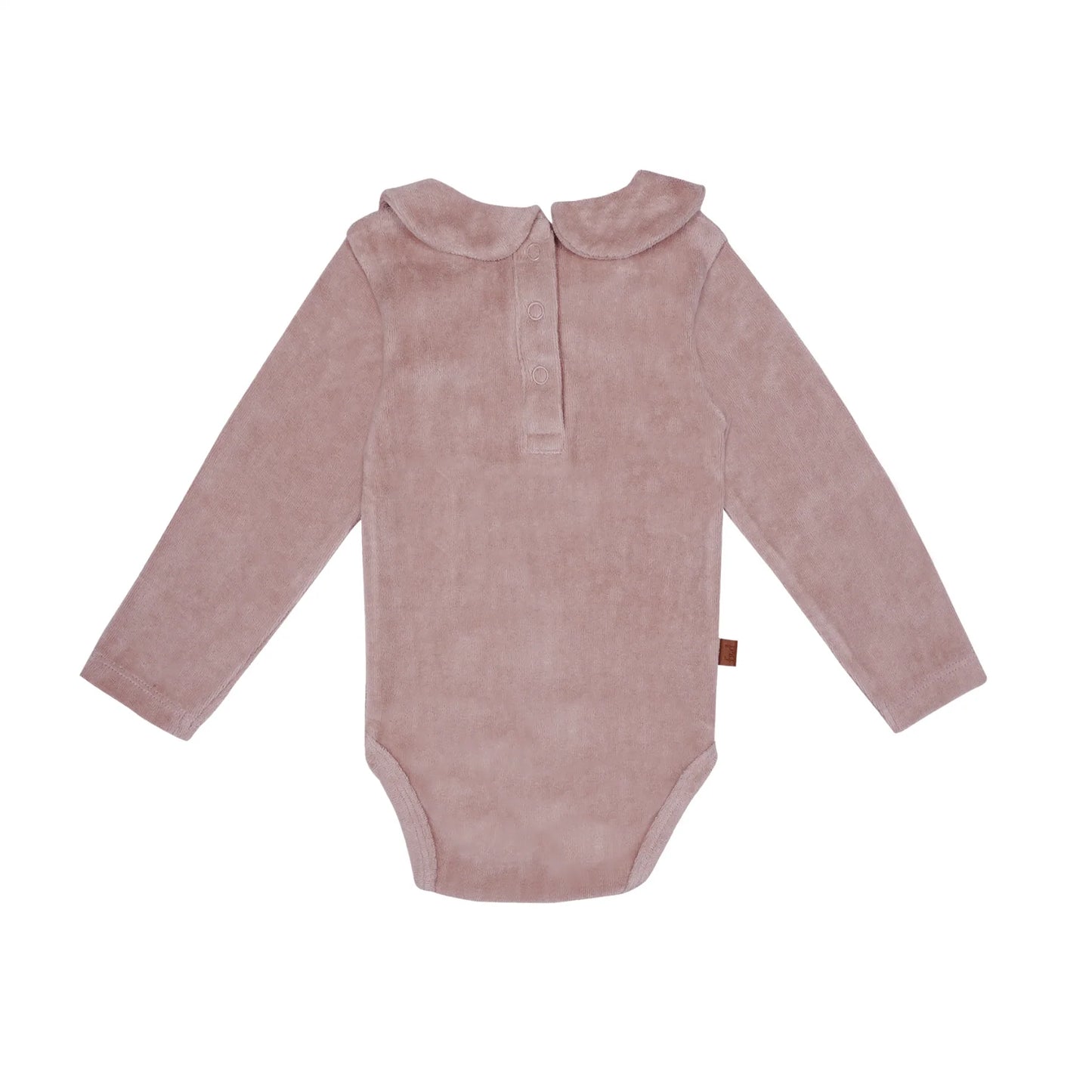 Frogs and Dogs Velvet romper Rose Smoke