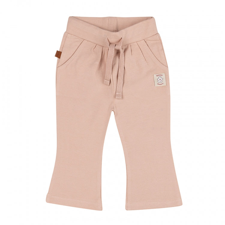 Frogs and Dogs Flared Pants Flowers Rose