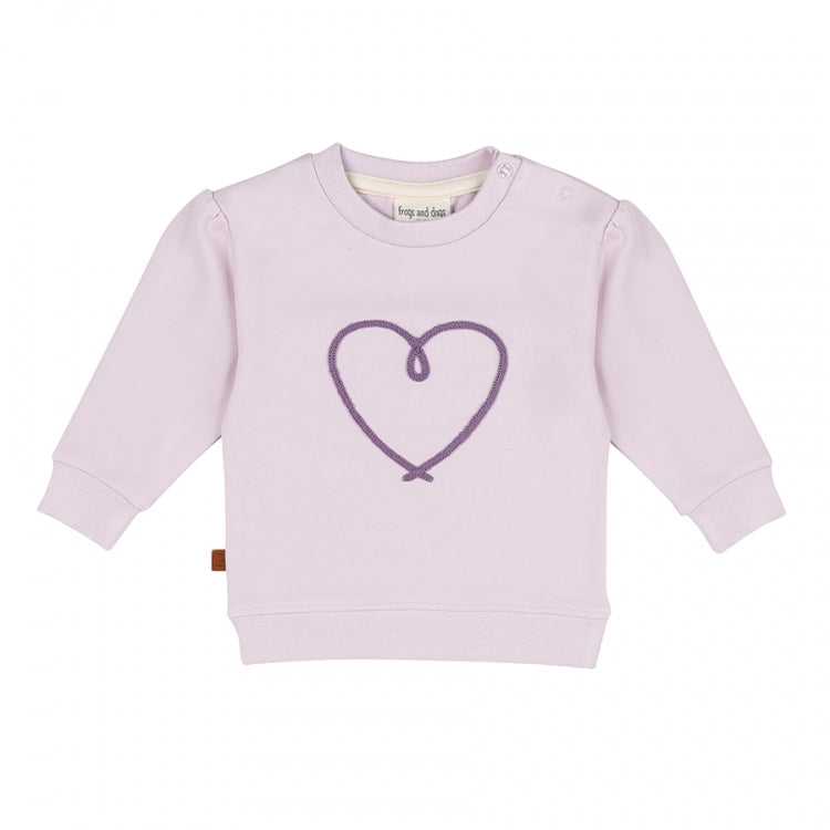 Frogs and Dogs Sweater Heart