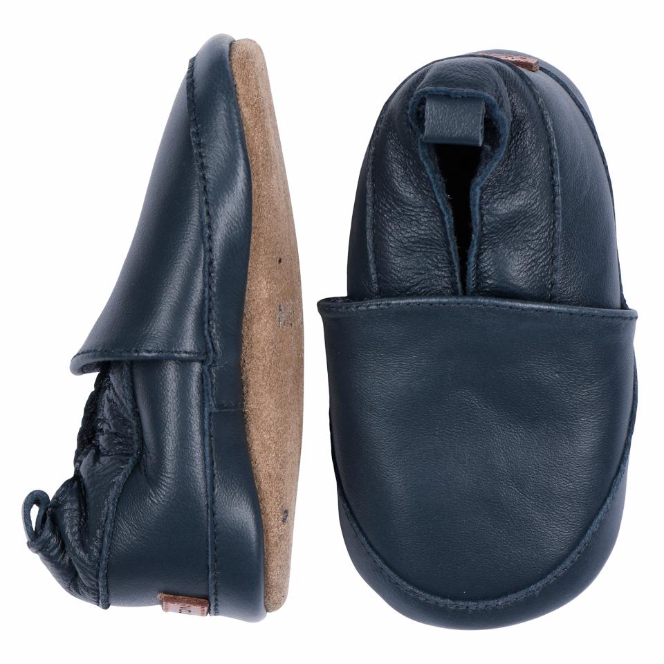 MP Denmark leren slofjes blauw