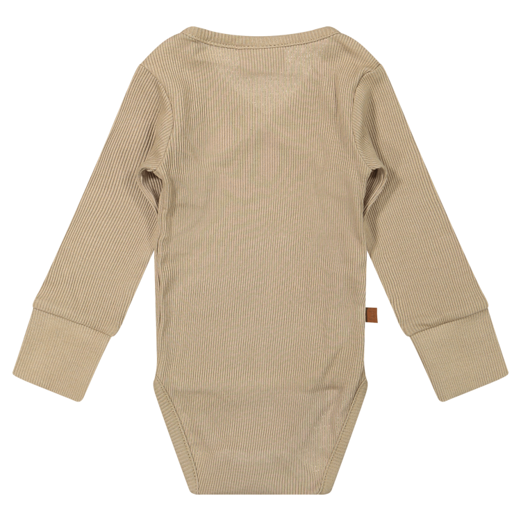 Frogs and Dogs romper taupe