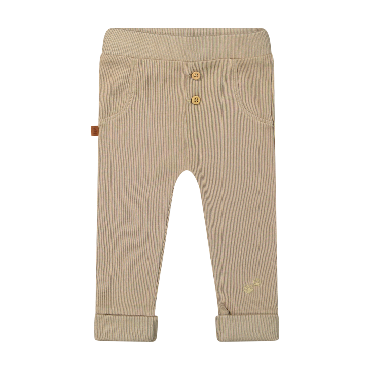 Frogs and Dogs rib broekje taupe