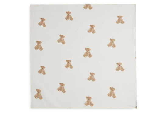 Jollein Hydrofiele doek Small 70x70 cm Teddy bear (3-pak)