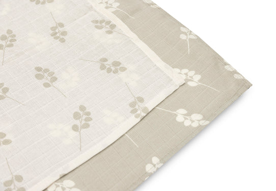 Jollein Hydrofiele doek Twig olive green 115x115 cm