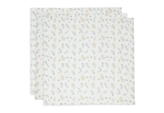Jollein Hydrofiele doek Small 70x70 cm Wild Flower (3-pak)
