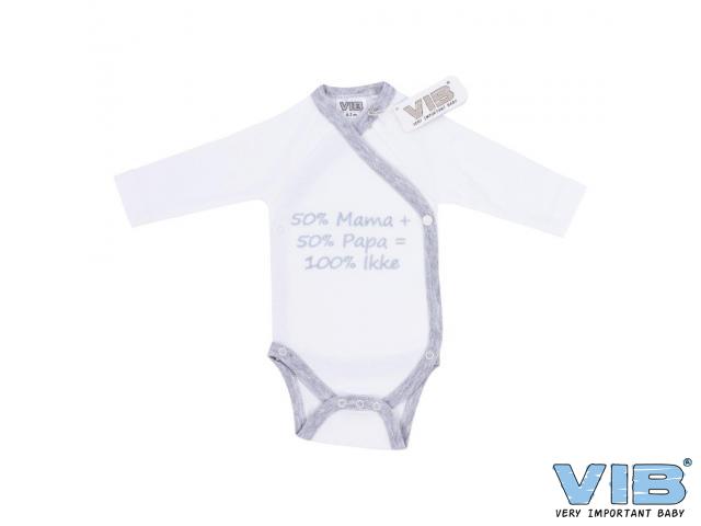 VIB Romper 50% mama 50% papa = 100% ikke