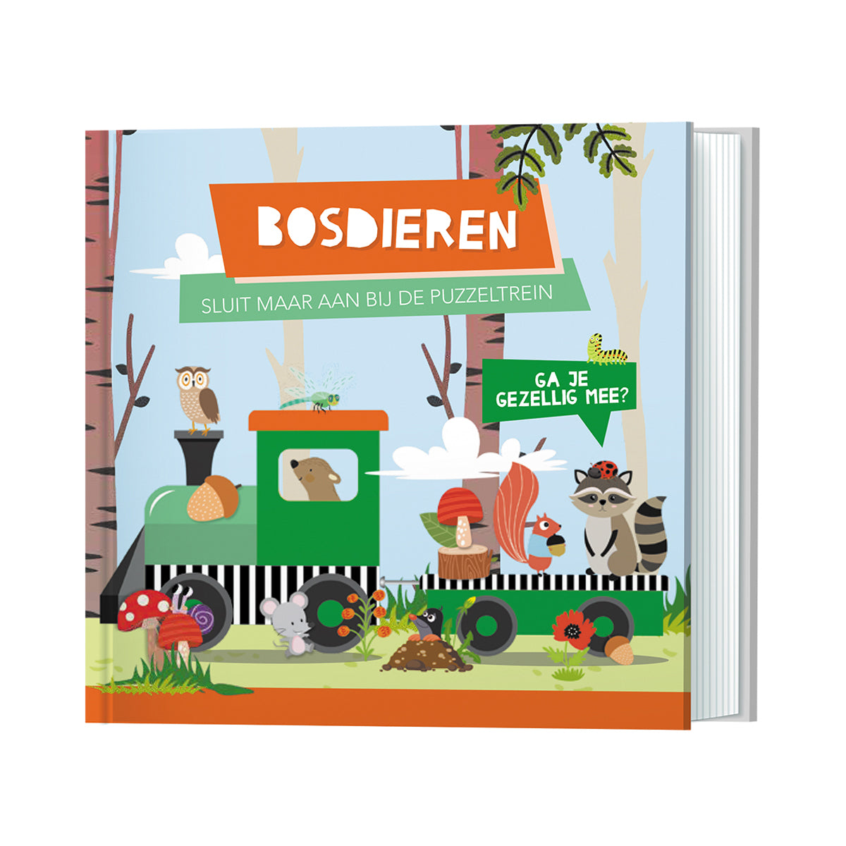 Puzzeltrein Bosdieren + boekje