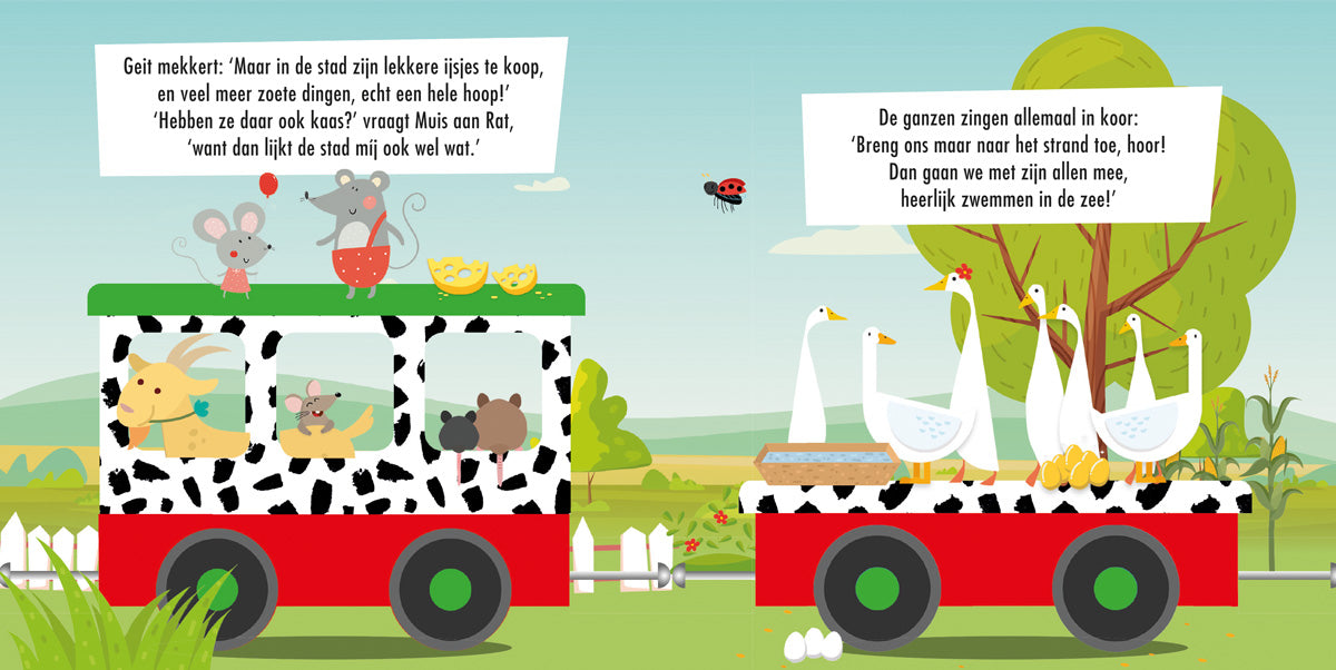 Puzzeltrein Boerderijdieren + boekje