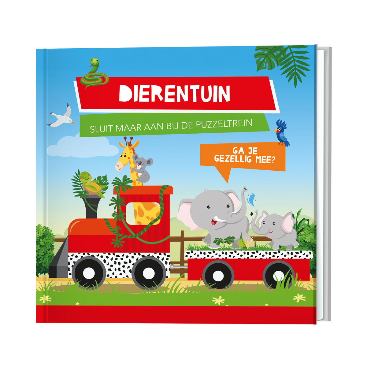 Puzzeltrein Dierentuin + boekje