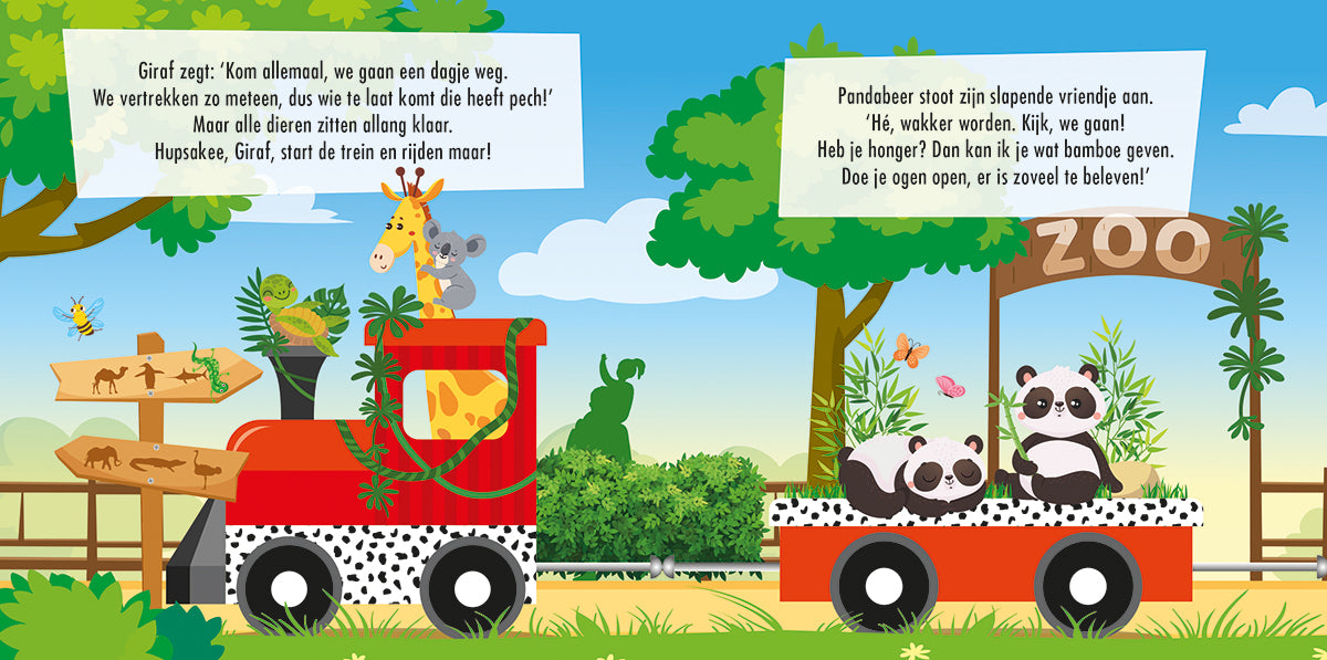 Puzzeltrein Dierentuin + boekje