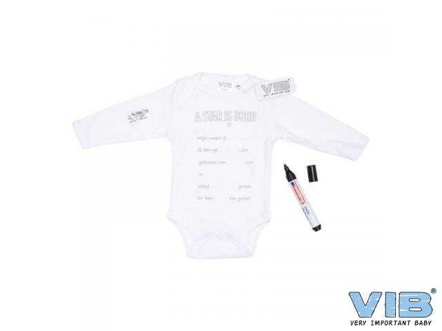 VIB Romper "A star is born" wit