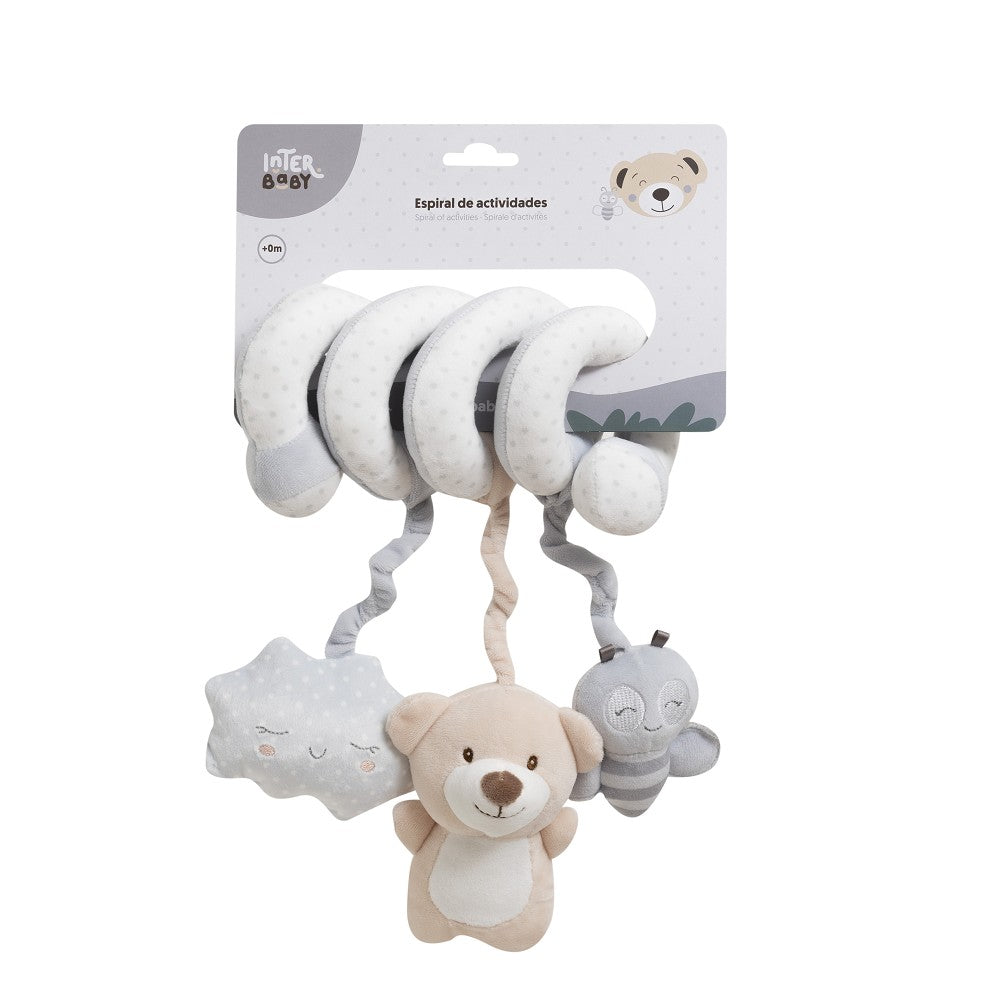 Interbaby Activiteitenspiraal - Beer blauw