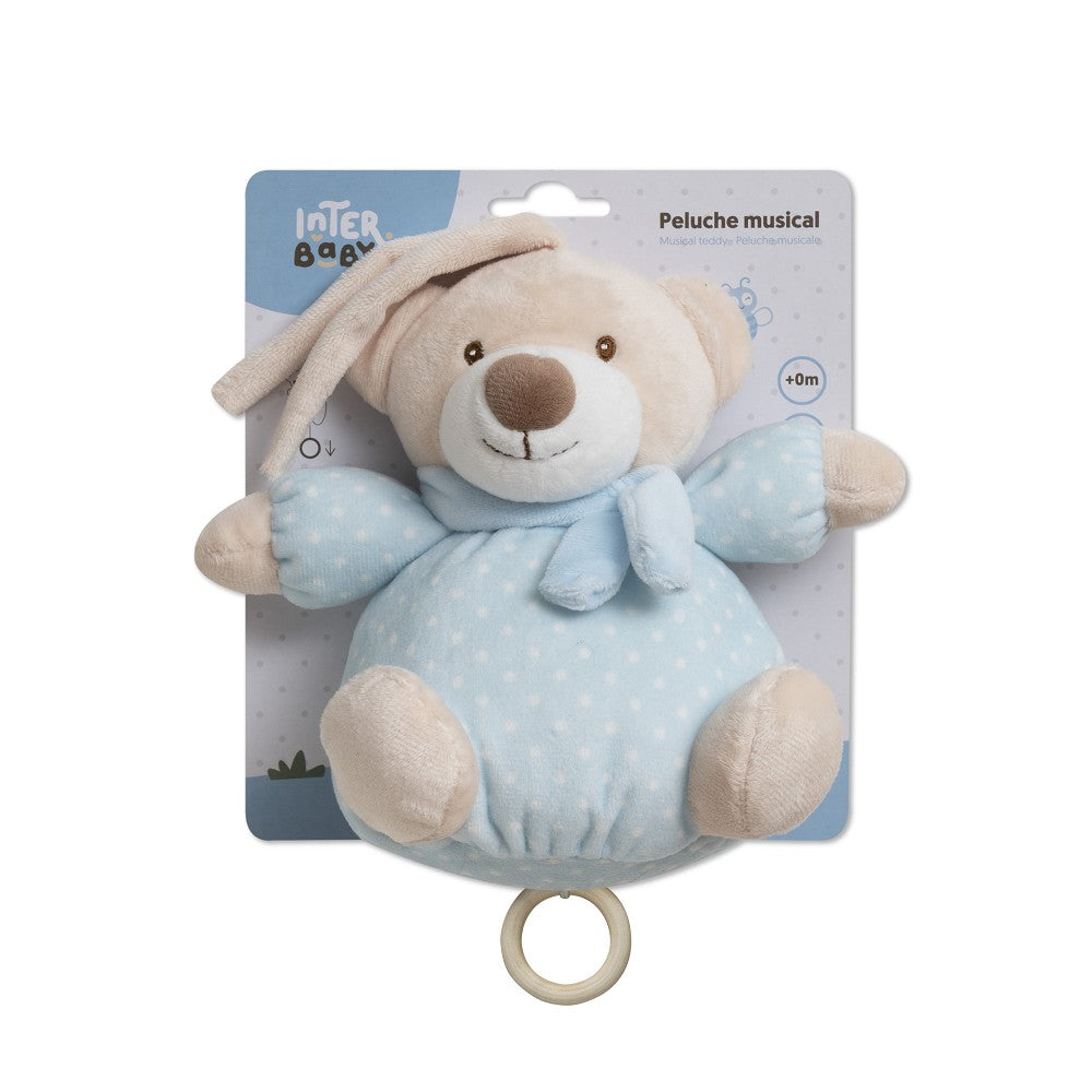Interbaby Muziekhanger teddybeer