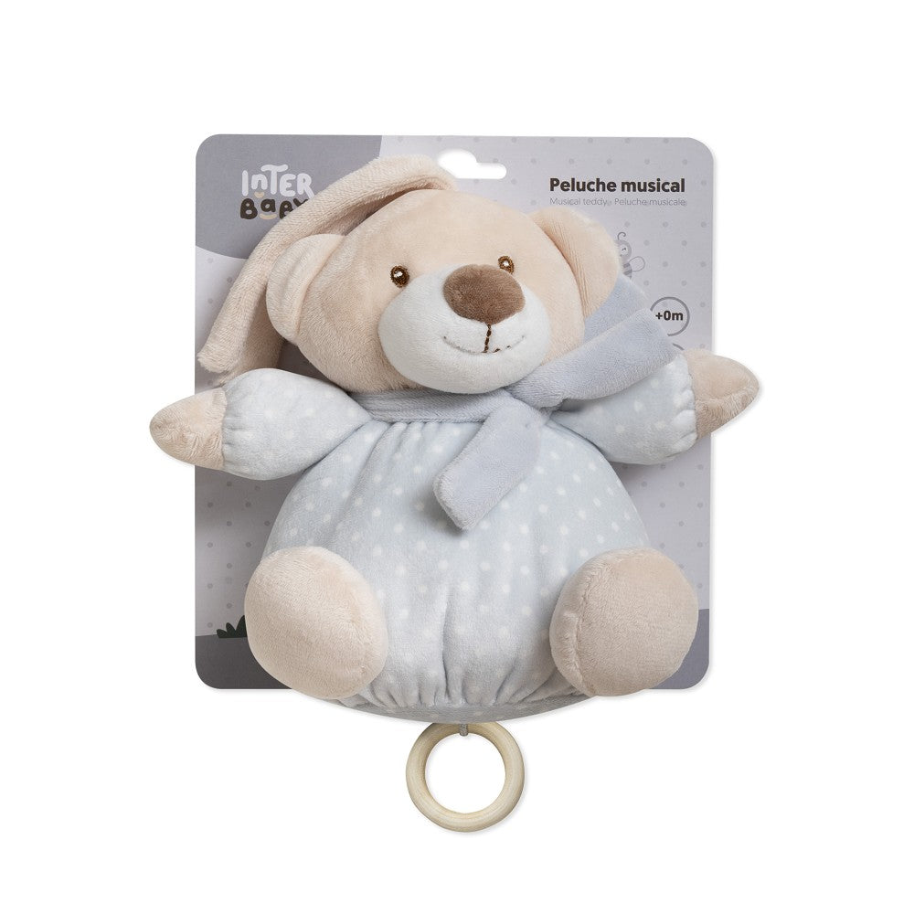 Interbaby Muziekhanger teddybeer