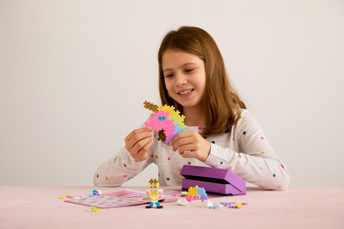 Plus Plus puzzel op nummer activity pad Fairy Tale