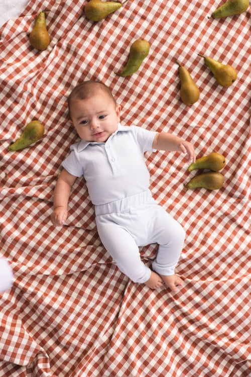 Quapi romper light blue