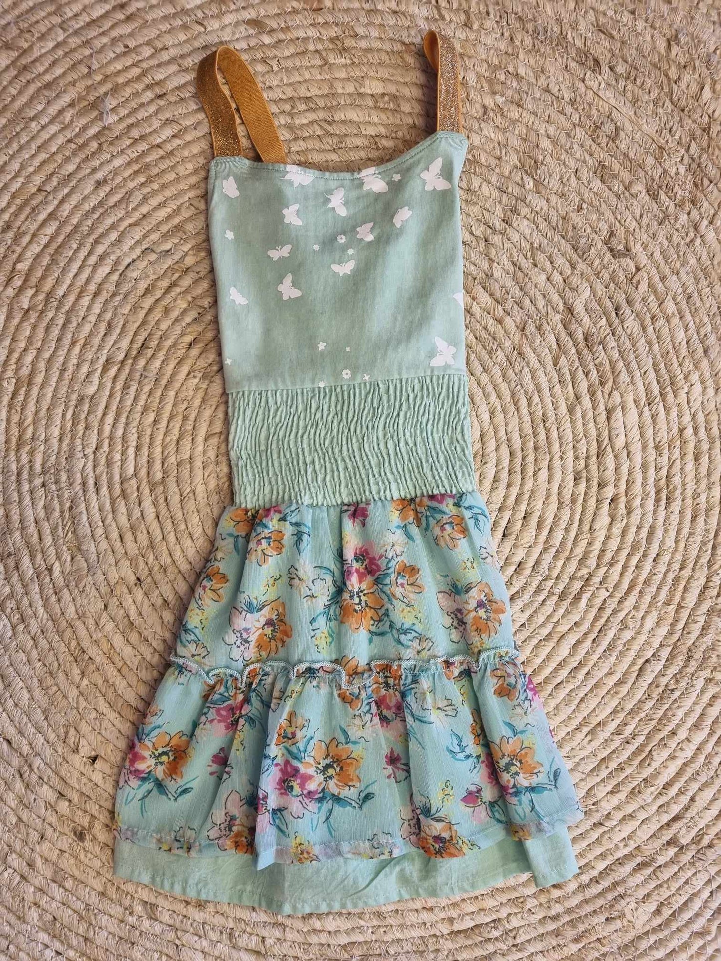 Lofff gold strap dress mt 104