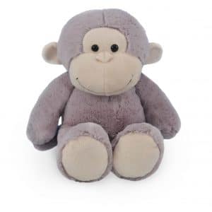 Knuffelaap grijs 45cm