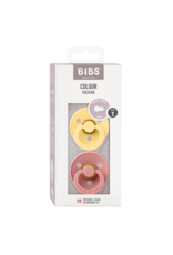 Bibs Speen 2-pack colour Pale Butter/Dusty Pink T2