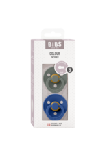 BIBS Speen 2-pack colour Pine/Cornflower T1