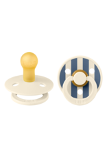 BIBS Studio Colour Pin 2 pack Ivory/Steel blue