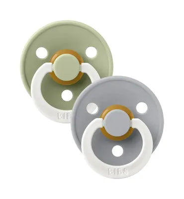 Bibs Speen 2-pack colour Sage Glow/Cloud Glow T3