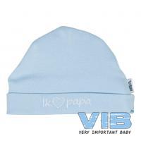 VIB mutsje I love papa blauw