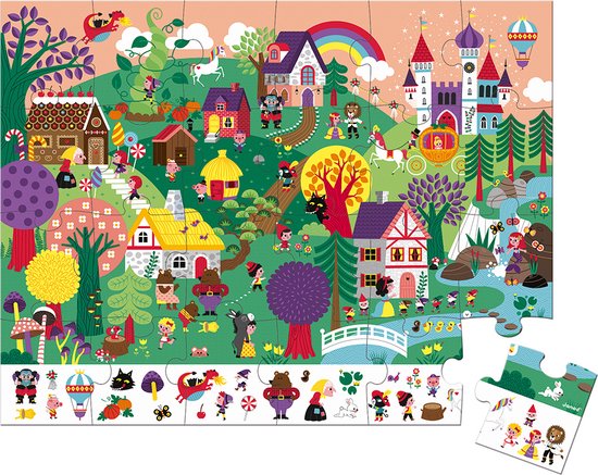 Janod puzzel Sprookjes