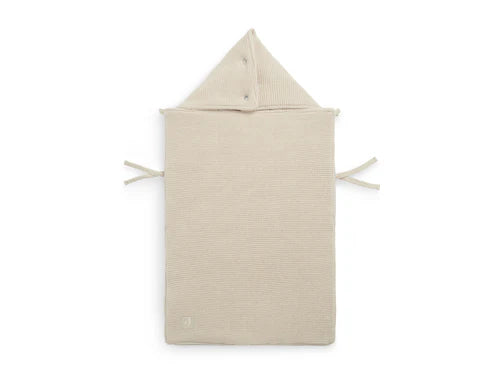 Jollein Voetenzak groep 0+ 3/5 punts gordel Basic Knit Nougat