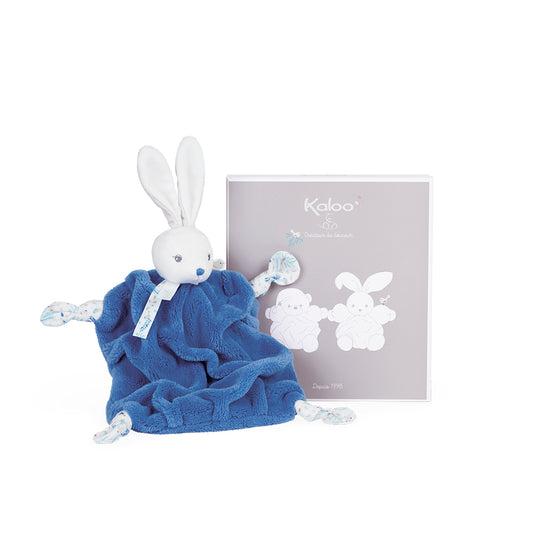 Kaloo knuffeldoekje oceaanblauw