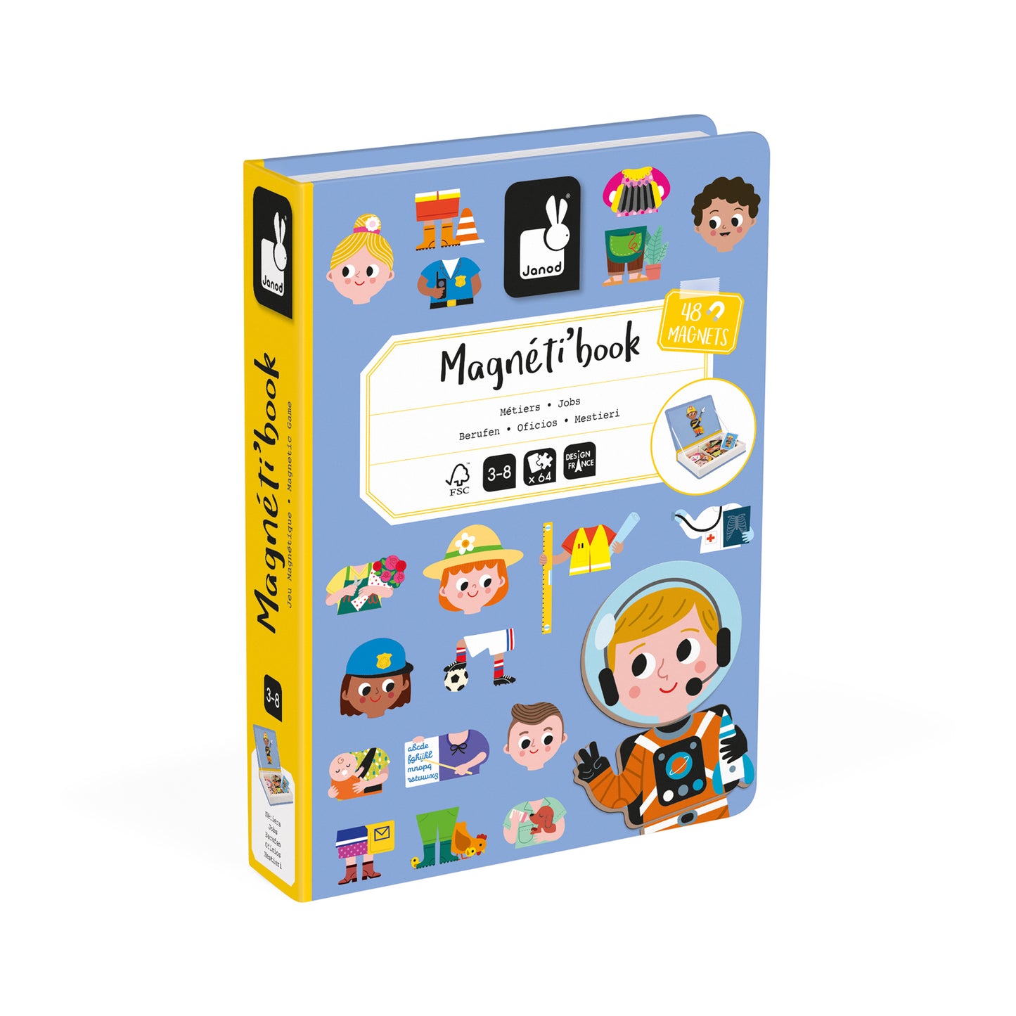 Janod Magneetboek - Beroepen