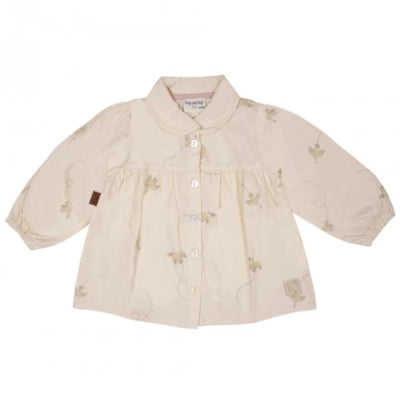 Frogs and Dogs Blouse Light Cotton Poplin