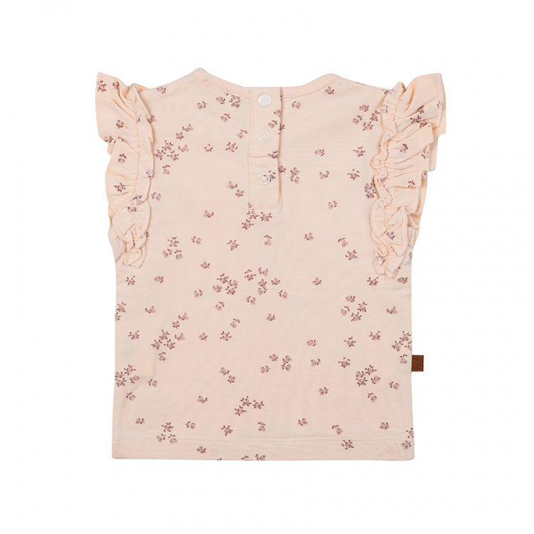 Frogs and Dogs Ruffle Flower Hearts T-Shirt