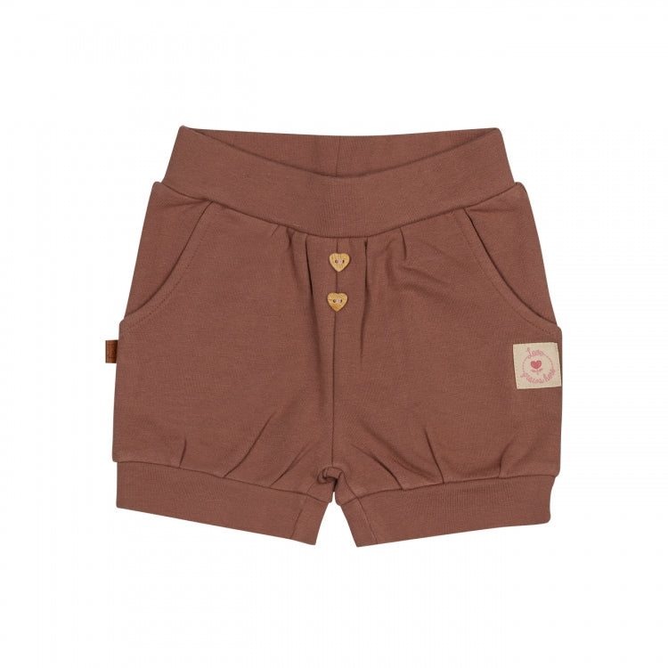 Frogs and Dogs Heart Short Burlwood