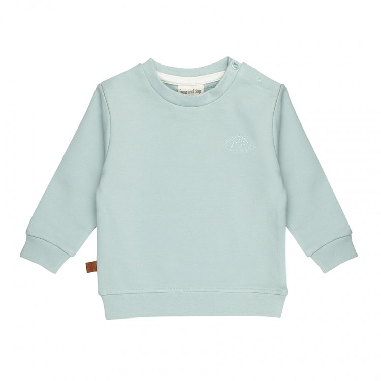 Frogs and Dogs sweater mint