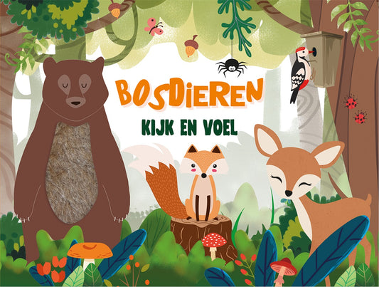 Kijk en voel Bosdieren