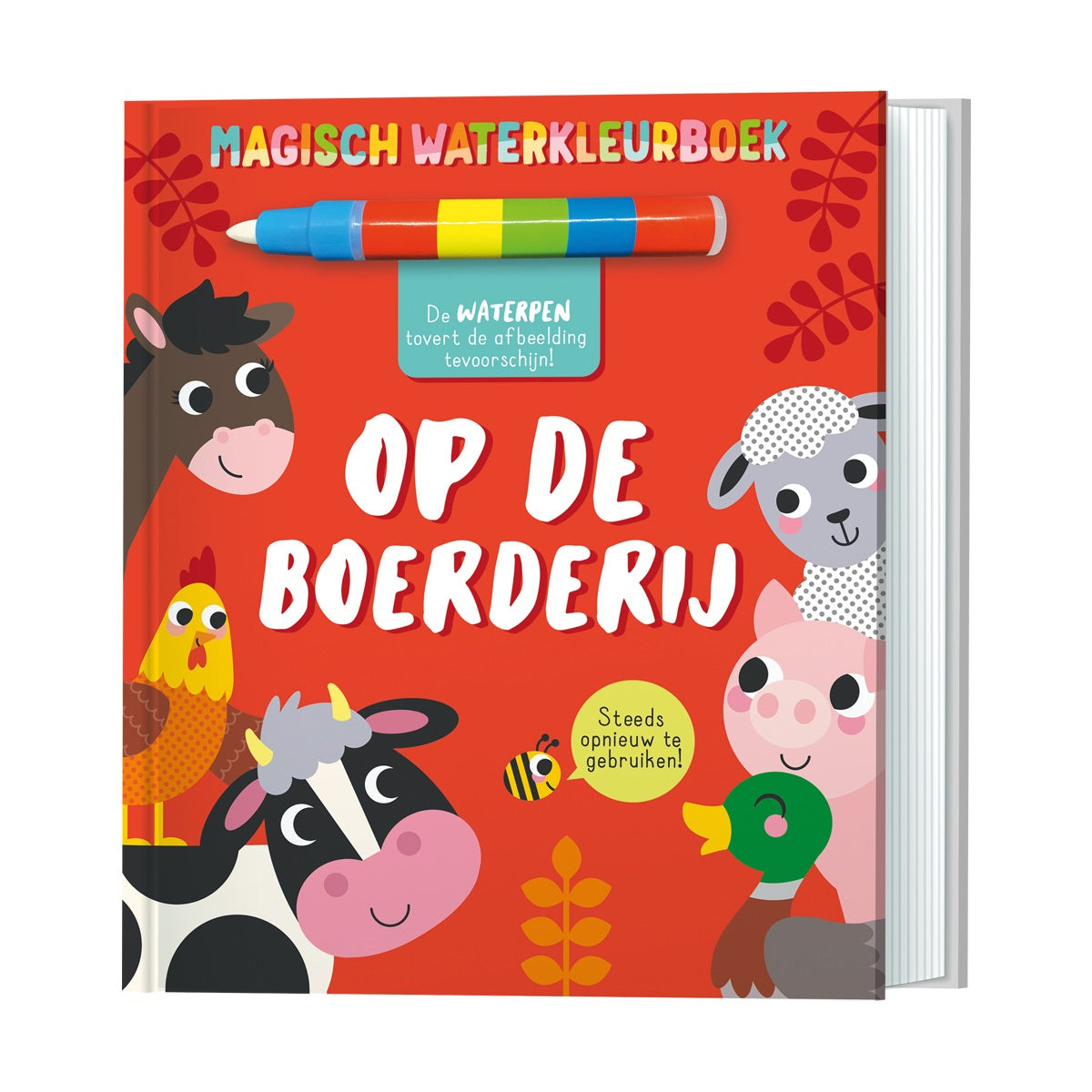 Magisch waterkleurboek Op de boerderij