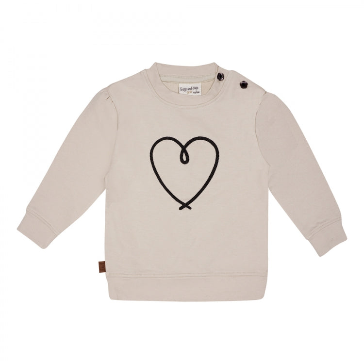 Frogs and Dogs Heart Sweater