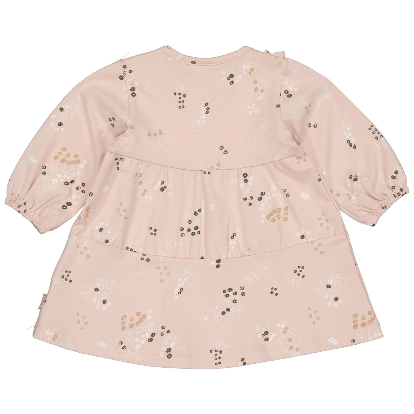 Quapi pink dress leaves