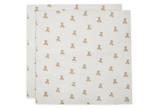 Jollein Hydrofiele doek Large 115x115 cm Teddy Bear