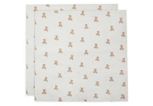 Jollein Hydrofiele doek Large 115x115 cm Teddy Bear